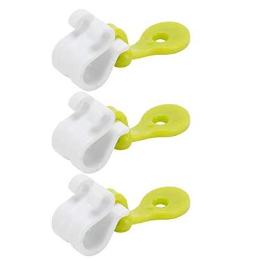 Imagem de GOTOTOP 3 Clipes do Saco da Pastelaria Dos Pces, Fivelas Reusáveis ​​do Laço Saco de Gelo Com Silicone Plástico Produto Comestível para o Acessório Cozimento da Decoração