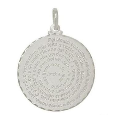 Imagem de Promoção Pingente Pai Nosso Prata Maciça 925 - 2,5 Cm - Lojas La&Ny Pr