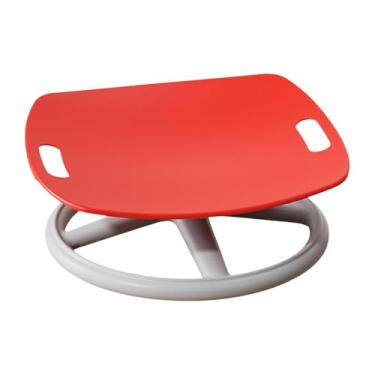 Imagem de AFXGUSD Cadeira Giratória Infantil, Brinquedo Sensorial para Uso Interno E Externo, com Assento Giratório Antiderrapante, para Meninos, Meninas E Adolescentes, Vermelho, Tamanho real