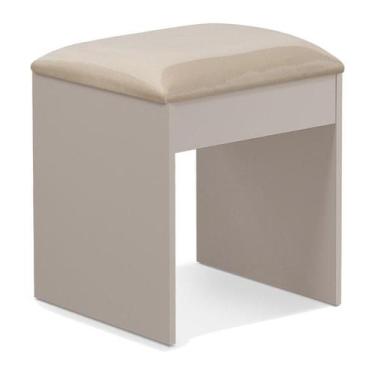 Imagem de Banqueta Maia com Almofada para Penteadeira Mani  Luapa