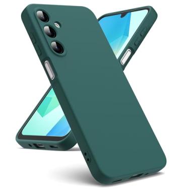 Imagem de Capa de telefone adequada para Samsung Galaxy A16 4G/5G [capa de silicone líquido] [interior de microfibra] capa de borracha silicone gel TPU líquido à prova de choque para Samsung Galaxy A16 4G/5G