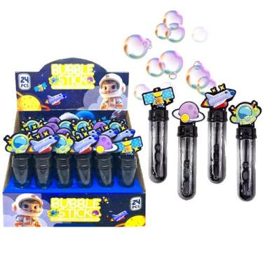 Imagem de 24 Bolhas Sabão Espaço Astronauta Brinquedo Sacola Surpresa - Attic - 