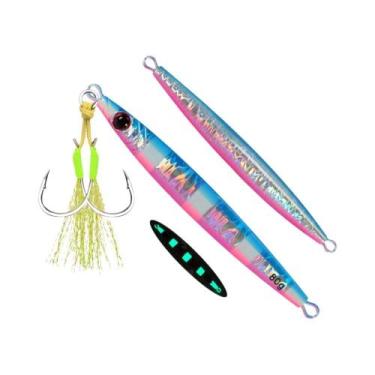 Imagem de Isca Luminosa De Afundamento Rápido 40g 60g 80g Com Revestimento a Las