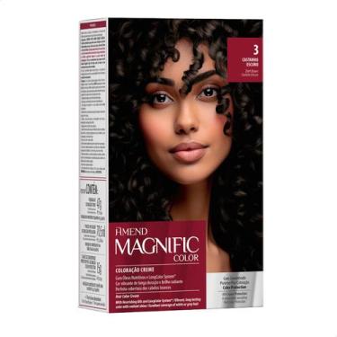 Imagem de Tinta de Cabelo Amend Magnific Color 3.0 Castanho Escuro