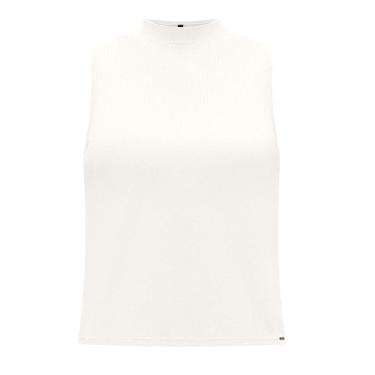 Imagem de Blusa Regata Canelada Básica Feminina Lunender 00411 Offwhite-Feminino