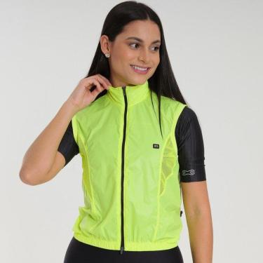 Imagem de Colete Corta Vento Feminino Márcio May Pro II Amarelo Neon-Feminino