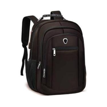 Imagem de Mochila Escolar Masculina Feminina Bolsa Executiva Espaço Para Notebook Porta Garrafa-Masculino