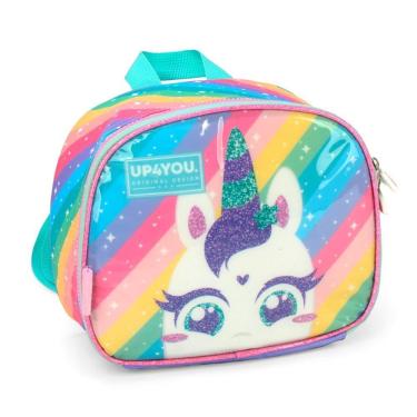 Imagem de Lancheira Térmica Unicornio Colorida Up4You Lilás - Luxcel