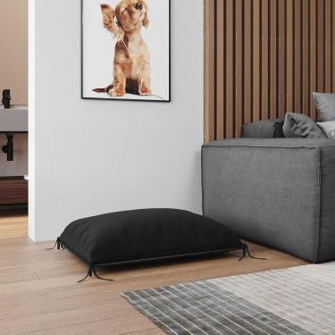 Imagem de Cama Caminha Pet Tati Para Raças Pequenas Para Cachorro E Gato Confortável E Macia - Preto