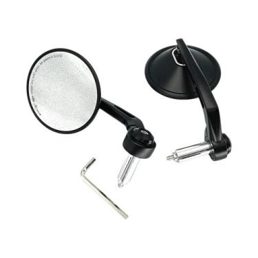 Imagem de Espelhos Retrovisores Universais CNC De 7/8 22mm Para Motocicletas Com