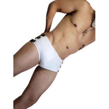 Imagem de Sunga slip 3 fechos laterais  todas as cores moda praia - Cecí Moda Pr