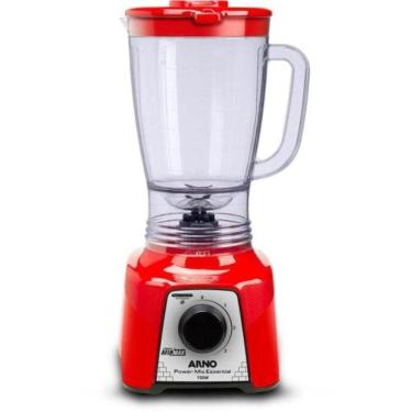 Imagem de Liquidificador Arno Power Mix Essential 700W 2,4L Lâminas AFIAMAX Vermelho 110V