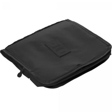 Imagem de Necessaire Com Bolsos E Gancho Lyor Para Pendurar De Nylon Preto