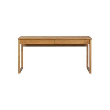 Imagem de Escrivaninha com Gavetas 160 cm Duna - Nozes - Meu Móvel de Madeira Marrom