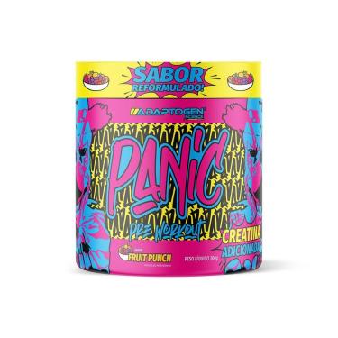 Imagem de Panic Adaptogen suplemento Pré treino com Creatina Nova Fórmula pote 300g-Unissex
