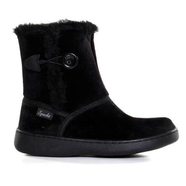 Imagem de Bota Feminina Specht Lã Cano Médio Plush Preta - 501-Feminino