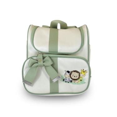 Imagem de Mochila Multiuso Maternidade Luxo Menino/Menina - FJ Baby, Verde Chá