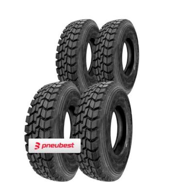 Imagem de Kit 4 Pneus 215/75r17.5 Borrachudo 18 Lonas 135/133J FT68 Fortune