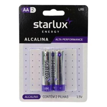 Imagem de Pilha Alcalina AA Starlux 1,5V com 2 unidades