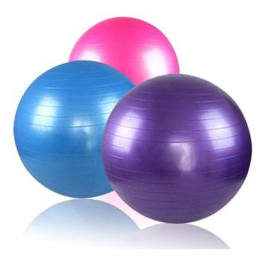 Imagem de Bola Suiça Pilates Yoga Abdominal Fitness 65cm com Bomba - MBFit - MB 