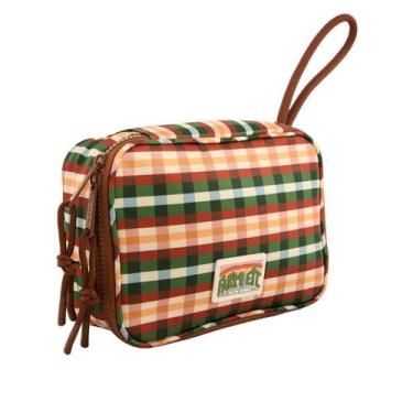 Imagem de Necessaire Farm Xerô Xadrez Multi Estampa Original - Único - Farm Rio,
