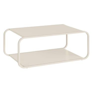 Imagem de Mesa de Centro Luna 80 cm Pes Metalicos Artesano