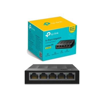 Imagem de Switch de Mesa LS1005G Tp Link 5 Portas GigaBit 1000 Mbps