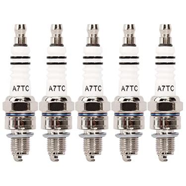 Imagem de QAZAKY 5 pçs Spark Plug A7TC substituição para GY6 50cc-70cc 90cc 110cc 125cc 150cc ATV Scooter Pit Dirt Pocket Racing Mini Super Bike Moped Go Kart Quad Buggy TaoTao Buyang Roketa Sunl Baja Kymco Chi