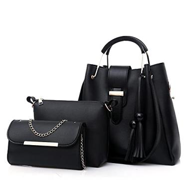 Imagem de ZUKKY Trend Bolsa transversal de um ombro versátil bolsa feminina moda simples bolsa submãe preta