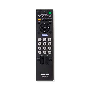 Imagem de ALLIMITY RM-YD028 Controle remoto substituto para Sony Bravia TV KDL-26L5000 KDL-32L5000 KDL-32S5100 KDL-32XBR9 KDL-40V5100 KDL-46S5100 KDL-46V5100 KDL-46VE5 KDL-46VL150 KDL-52S5100 KDL-52V5100 KDL-52V5100
