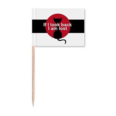 Imagem de Sinalizadores de palito de dente Never Look Back Dialogue para decoração de festa