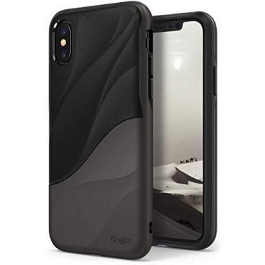 Imagem de Capa iPhone X/XS Wave, Ringke, Capa Anti-Impacto, Cinza (Metallic Chrome)