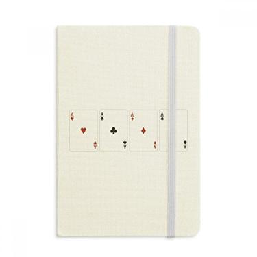Imagem de Caderno com estampa de clube de diamantes em formato de coração com capa dura em tecido oficial