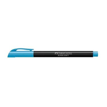 Imagem de Caneta Faber Castell Super Soft Brush Azul HSOFT/AZ