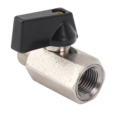 Imagem de Válvula de Esfera, Garante Segurança, Não Vaza, Válvula de Gás de Latão, Corte Rápido de Saída, Jateamento de Areia para Aquecedor de água (1/4)