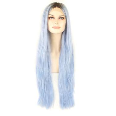 Imagem de Peruca Organica Front Lace repartição livre 70cm