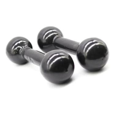 Imagem de Par De Halteres Emborrachado Par De 4 Kg