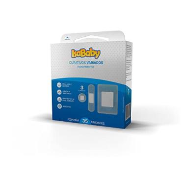 Imagem de Curativo Tamanhos Variados, Transparente, IsaBaby, 35 unidades