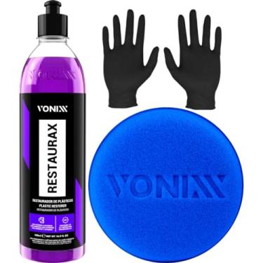 Imagem de RESTAURAX RETAURADOR DE PLASTICOS APLICADOR VONIXX LUVAS