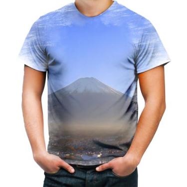 Imagem de Camiseta Desgaste Monte Fuji Japão Vulcão Japan Vulcan 4 - Kasubeck St
