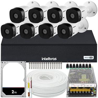 Imagem de Kit Cftv Intelbras 8 Câmeras vhl 1220 Full HD Mhdx 1008C 2TB