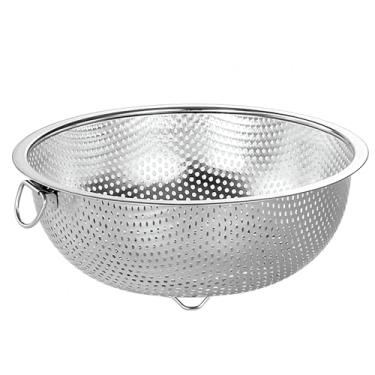 Imagem de GREATLINK Escorredores e coadores de massa de alimentos para cozinha, coador de aço inoxidável, coador de malha de cozinha grande de metal para macarrão, espaguete, baga, vegetais, frutas, macarrão,
