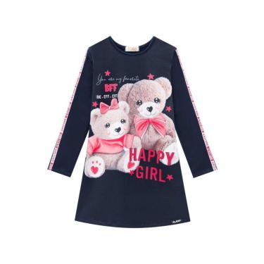 Imagem de Vestido Infantil Kukiê Ursinho Inverno Detalhes Feminino-Feminino