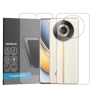 Imagem de Película Hidrogel HD Frente e Verso Compativel Com Realme 11 Pro Plus 