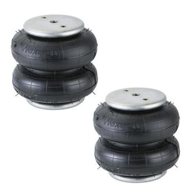 Imagem de Kit Bolsa Ar Suspensor Eixo Industrial Sem Calço Ar Central - Suspente