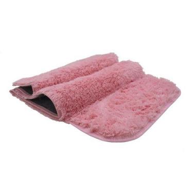 Imagem de Tapete Passadeira Peluda Felpuda Macia Para Sala Corredor Beira de Cam