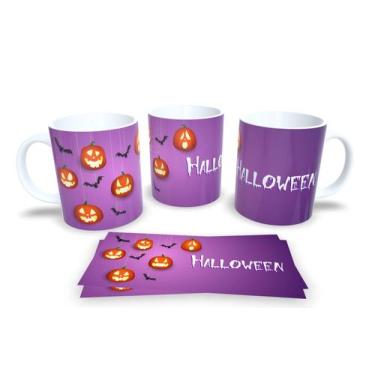 Imagem de Canecas de Porcelana Personalizadas Halloween - Estampa Sublimada, Mod