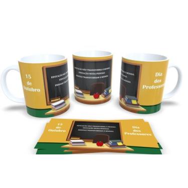 Imagem de Canecas Personalizadas dia dos Professores - Estampa Sublimada, Mod.21