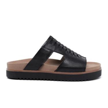 Imagem de Sandalia Chinelo Tamanco Conforto Anatomico Ortopedica Salto Baixo Con