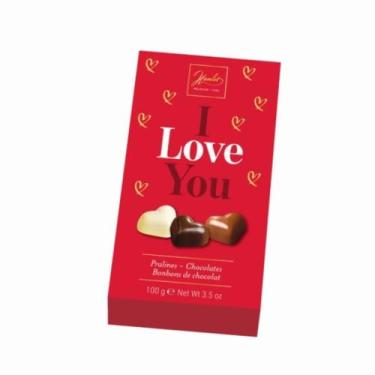 Imagem de Bombons Chocolate I Love You Praline Hamlet Caixa 100g - Produto Impor